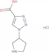 1-(Pyrrolidin-3-yl)-1H-1,2,3-triazole-4-carboxylic acid hydrochloride