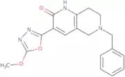 5,6,7,8-Tetrahydro-3-(5-methoxy-1,3,4-oxadiazol-2-yl)-6-(phenylmethyl)-1,6-naphthyridin-2(1H)-one