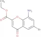 Ethyl 8-amino-6-bromo-4-oxo-4H-chromene-2-carboxylate