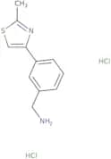 [3-(2-Methyl-1,3-thiazol-4-yl)phenyl]methanamine dihydrochloride