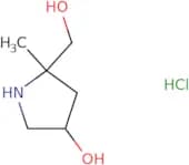 5-(Hydroxymethyl)-5-methylpyrrolidin-3-ol hydrochloride
