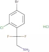 2-(4-Bromo-2-chlorophenyl)-2,2-difluoroethan-1-amine hydrochloride