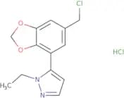 5-[6-(Chloromethyl)-1,3-dioxaindan-4-yl]-1-ethyl-1H-pyrazole hydrochloride