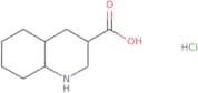 Decahydroquinoline-3-carboxylic acid hydrochloride