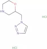 2-[(1H-1,2,3-Triazol-1-yl)methyl]morpholine dihydrochloride