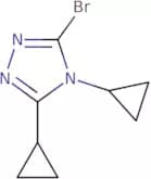 3-Bromo-4,5-dicyclopropyl-4H-1,2,4-triazole