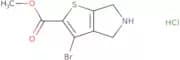 Methyl 3-bromo-4H,5H,6H-thieno[2,3-c]pyrrole-2-carboxylate hydrochloride