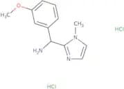 (3-Methoxyphenyl)(1-methyl-1H-imidazol-2-yl)methanamine dihydrochloride