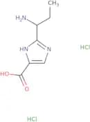 2-(1-Aminopropyl)-1H-imidazole-4-carboxylic acid dihydrochloride