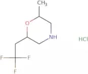 2-Methyl-6-(2,2,2-trifluoroethyl)morpholine hydrochloride