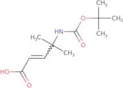 (2E)-4-{[(tert-Butoxy)carbonyl]amino}-4-methylpent-2-enoic acid
