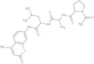 (2S)-1-Acetyl-N-[(2S)-1-[[(2S)-4-methyl-1-[(4-methyl-2-oxochromen-7-yl)amino]-1-oxopentan-2-yl]ami…
