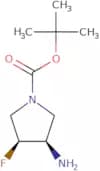 rac-tert-butyl (3R,4S)-3-amino-4-fluoropyrrolidine-1-carboxylate