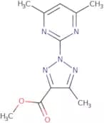 Methyl 2-(4,6-dimethylpyrimidin-2-yl)-5-methyl-2H-1,2,3-triazole-4-carboxylate