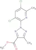 Methyl 2-(3,5-dichloro-6-methylpyridin-2-yl)-5-methyl-2H-1,2,3-triazole-4-carboxylate