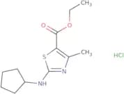 Ethyl 2-(cyclopentylamino)-4-methyl-1,3-thiazole-5-carboxylate hydrochloride
