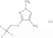1-Methyl-3-(2,2,2-trifluoroethoxy)-1H-pyrazol-4-amine hydrochloride