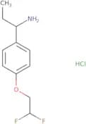 1-[4-(2,2-Difluoroethoxy)phenyl]propan-1-amine hydrochloride