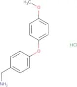 [4-(4-Methoxyphenoxy)phenyl]methanamine hydrochloride