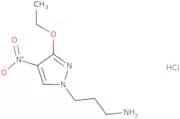 3-(3-Ethoxy-4-nitro-1H-pyrazol-1-yl)propan-1-amine hydrochloride