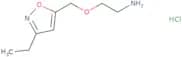 2-[(3-Ethyl-1,2-oxazol-5-yl)methoxy]ethan-1-amine hydrochloride
