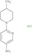 6-(4-Methylpiperidin-1-yl)pyridin-3-amine hydrochloride