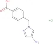 4-[(4-Amino-1H-pyrazol-1-yl)methyl]benzoic acid hydrochloride