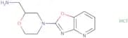 (4-{[1,3]Oxazolo[4,5-b]pyridin-2-yl}morpholin-2-yl)methanamine hydrochloride