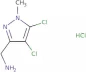 (4,5-Dichloro-1-methyl-1H-pyrazol-3-yl)methanamine hydrochloride