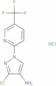 3-Chloro-1-[5-(trifluoromethyl)pyridin-2-yl]-1H-pyrazol-4-amine hydrochloride