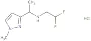 (2,2-Difluoroethyl)[1-(1-methyl-1H-pyrazol-3-yl)ethyl]amine hydrochloride