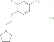3-Fluoro-4-[2-(pyrrolidin-1-yl)ethoxy]aniline hydrochloride