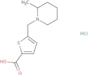 5-[(2-Methylpiperidin-1-yl)methyl]thiophene-2-carboxylic acid hydrochloride