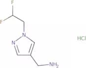 1-[1-(2,2-Difluoroethyl)-1H-pyrazol-4-yl]methanamine hydrochloride