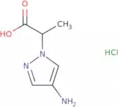 2-(4-Amino-1H-pyrazol-1-yl)propanoic acid hydrochloride