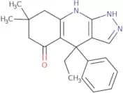 (4R)-4-Ethyl-7,7-dimethyl-4-phenyl-1,6,8,9-tetrahydropyrazolo[3,4-b]quinolin-5-one