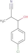 3-(4-Chlorophenyl)-3-hydroxy-2-methylpropanenitrile