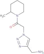 2-[4-(Aminomethyl)-1H-1,2,3-triazol-1-yl]-1-(2-methylpiperidin-1-yl)ethan-1-one