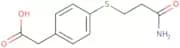 2-{4-[(2-Carbamoylethyl)sulfanyl]phenyl}acetic acid