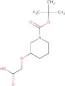 2-({1-[(tert-butoxy)carbonyl]piperidin-3-yl}oxy)acetic acid