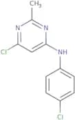 6-Chloro-N-(4-chlorophenyl)-2-methylpyrimidin-4-amine