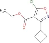 Ethyl 5-chloro-3-cyclobutyl-1,2-oxazole-4-carboxylate