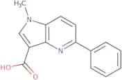 1-Methyl-5-phenyl-1H-pyrrolo[3,2-b]pyridine-3-carboxylic acid