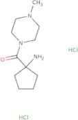 1-(4-Methylpiperazine-1-carbonyl)cyclopentan-1-amine dihydrochloride