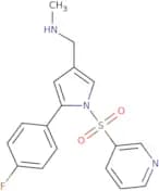 1-(5-(4-Fluorophenyl)-1-(pyridin-3-ylsulfonyl)-1H-pyrrol-3-yl)-N-methylmethanamine