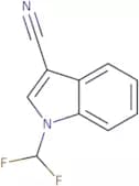 1-(Difluoromethyl)-1H-indole-3-carbonitrile