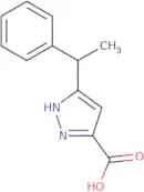 5-(1-Phenylethyl)-1H-pyrazole-3-carboxylic acid