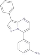 3-{3-Phenylpyrazolo[1,5-a]pyrimidin-7-yl}aniline