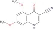 5,7-Dimethoxy-4-oxo-1,4-dihydroquinoline-3-carbonitrile