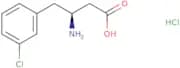 (S)-3-Amino-4-(3-chlorophenyl)butanoic acid hydrochloride ee
